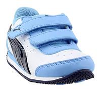 PUMA - Pre-School Speed Lightup Power V Shoes, 2 Kids UK, Puma White/Melon