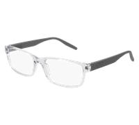 Puma PU0278O 004 Man Optical frames Injected Grey Transparent Squared
