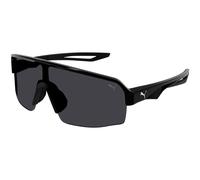 Puma PU0399S 001 Man Sunglasses Injected Black Smoke Mask