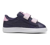 PUMA Puma Smash 3.0 L Glitter Velcro V Inf De baby-girls Low Boot, Deep Plum-Pink Shimmer, 5 UK