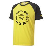 PUMA PUMA x Gold's Gym dryCELL Raglan Herren Trainingsshirt Dandelion-Puma Black S