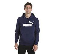 Puma PUMJV Men ESS Hoody FL Big Logo Pullover - Peacoat, L