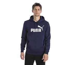 Puma PUMJV Men ESS Hoody FL Big Logo Pullover - Peacoat, S