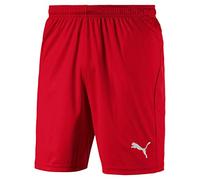 PUMA PUMJV|#Puma Men LIGA Shorts Core Training Shorts - Puma Red-Puma White, S