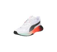 PUMA Unisex PWR Hybrid TR Cross Trainer, White-Glowing RED-Ruby Shimmer-Mint MELT, 11 UK