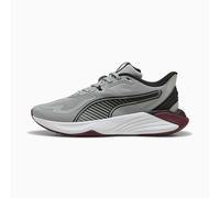 PUMA Pwr Hybrid Training Shoes, Grey Echo/Ruby Shimmer/Black, size 8.5