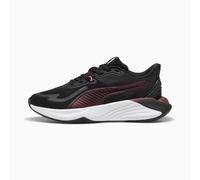 PUMA Pwr Hybrid Training Shoes Women, Black/Ruby Shimmer/Pink Pixel, size 4