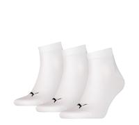 PUMA Quarter Socks Unisex Adults Cotton Ankle Trainer Sport Sock (3 PAIRS)