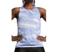Puma Raceday UltraSpun Graphic Mens Running Vest Blue Run Breathable Tank Top