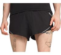 Puma Raceday Ultraweave Split Mens Running Shorts Black 3 Inch Run Jogging Short