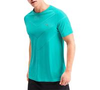 Puma Reactive evoKNIT Mens Training Top Blue Short Sleeve Gym Breathable T-Shirt