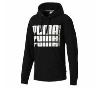 Puma Rebel Bold Graphic Long Sleeve Pullover Black Mens Hoodie 853387 01 Cotton - Size Medium