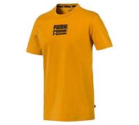 Puma Rebel Up Basic Tee, Men's T-Shirt, Men's, 852404, Sunflower, Small