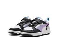 PUMA Rebound Shoes V6 Lo Space Belle AC+ PS Code 402786-02 Black Girls, Black White Lilac, 31 EU