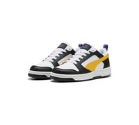 PUMA Rebound V6 Lo Lace Up Leather Sports Shoes Sneakers Trainers - Unisex Kids