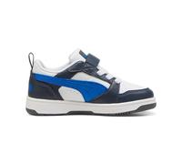 Puma Rebound V6 Lo Kids Trainer Size: 2 UK, Colour: White