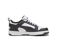 PUMA Unisex Kids Rebound V6 Lo Jr Sneaker, Puma White Puma Black, 4 UK