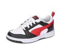 PUMA Rebound V6 LO PS Sneaker, White-for All TIME RED Black, 12 UK
