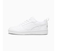 Puma Unisex Adults Rebound V6 Low Sneakers, Puma White-Cool Light Gray, 5.5 UK