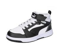 PUMA Rebound V6 MID AC+ PS Sneaker, White Black-Shadow Gray, 12 UK