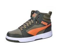 PUMA Rebound V6 MID WTR JR Sneaker, Dark Olive-Maple Syrup Olive, 3 UK