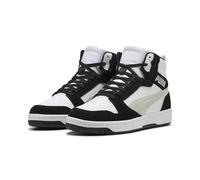 PUMA Rebound V6 SD, Unisex Adult Trainers, Black Feather Grey White, 5 UK