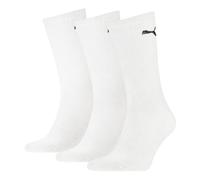 PUMA Unisex Sport 3p Socks, White, 8 UK