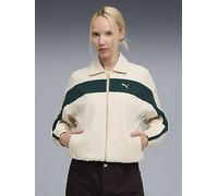 Puma Relaxed Track Jacket, White, Size Xs, Women White