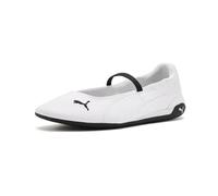 PUMA Replicatch Ballet Shoes, White/Black, 7