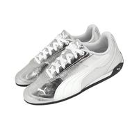 Puma Replicatch Metallic Whisper Silver White Women Casual Shoes 405840-02