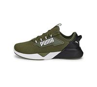 Puma Retaliate 2 Junior Boys Trainers Runners Lace Up Green/Black 3 (35.5)