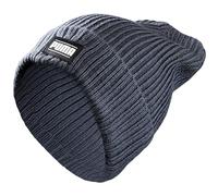 PUMA Unisex Ribbed Classic Cuff Beanie, Dark Night