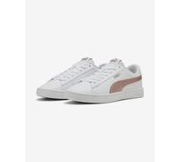 PUMA Unisex Rickie Classic Sneaker, White-Rose Gold, 5 UK