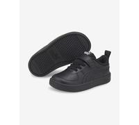 Puma Rickie Velcro Shoes Jet Black Baby - 25