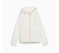 PUMA Ripguard Full Zip Jacket Women, Warm White/Pink Fruit, size Large