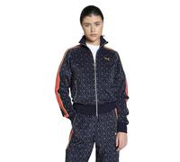 PUMA Road TO Unity Full Print Tracksuit Jacket Women, New Navy Aop Blue, S