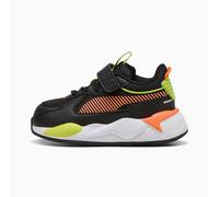 PUMA RS-X Toddlers' Sneakers, Black/Orange Glo, size 8.5