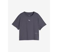 Puma Run BRIGHTSTRIDE Cloudspun short sleeve T-shirt grey lilac women - XS
