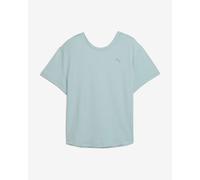 Puma Run Cloudspun Loose short sleeve T-shirt sky blue Women - L