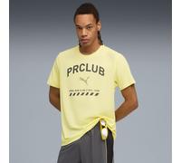 PUMA Run Club Graphic Mesh T-Shirt Men, Gold Moon, size 2XL