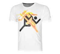 Puma Run Faster Icons Graphic Running Shirt Men - White, Multicoloured, Size XXL
