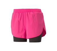 Puma Run Favorite Woven 2in1 3in Running Shorts Women - Pink, Black, Size XS