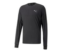 Puma Fun Favourite Mens Running Top Black Long Sleeve Run Lightweight Jogging
