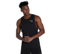 Puma Mens Running Favorite Singlet - Black, Black, Size L, Men Black