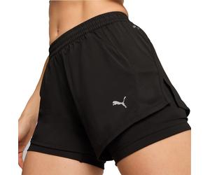 Puma Run Favourite Velocity 2 in 1 Womens Running Shorts - Black