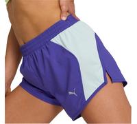 Puma Run Favourite Velocity Womens Running Shorts Blue 3 Inch Moisture Wicking