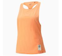 PUMA Run First Mile Women's Running Tank, XL - Lightweight and Breathable Orange Singlet for Optimal Performance