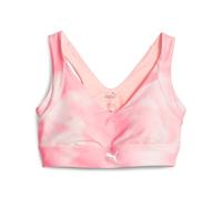 PUMA Printed Ultraform Running Bra Women, Koral Ice, size Medium