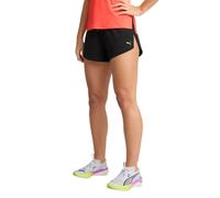 PUMA Run Knit 3 Split Shorts Black Women, Size XL