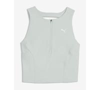 Puma Lightstride Crop Sleeveless T-shirt Grey M Woman